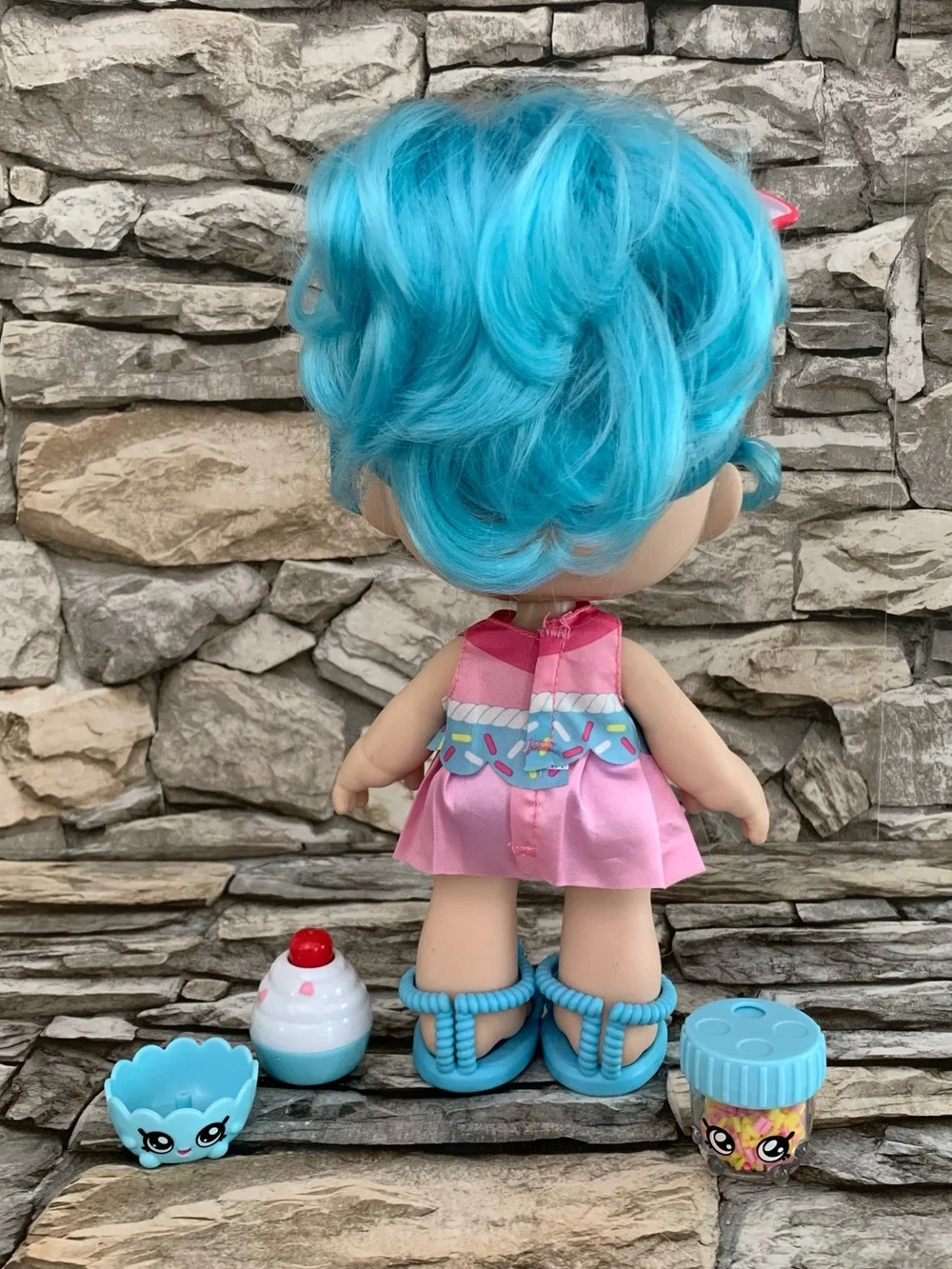Kindi Jessicake Snack Time Friend Bobble Head Series 1 Original Doll Accessories